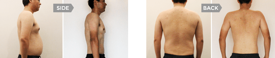 変化：side・back